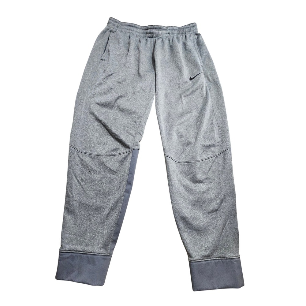 Nike Dri-FIT Training Pants Mens 3XL Gray Tapered Ankle Zip Joggers 828220-063